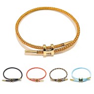 H-buckle steel wire rope bracelet