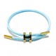H-buckle steel wire rope bracelet