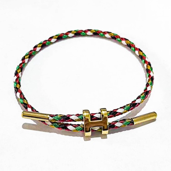 H-buckle steel wire rope bracelet
