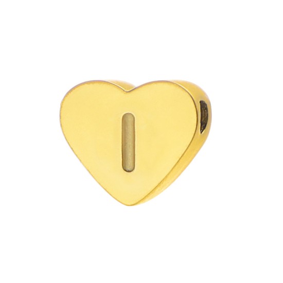 Love 26 letter perforated steel jewelry accessories