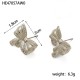 Bow titanium steel earrings IPG14K