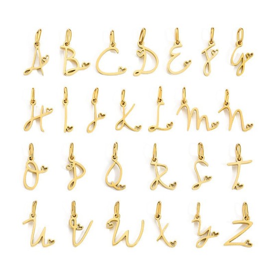 DIY26 letter pendant accessory