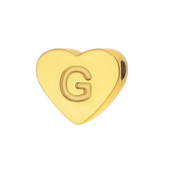 Love 26 letter perforated steel jewelry accessories