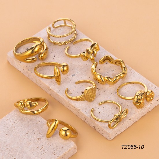 Stainless steel open ring