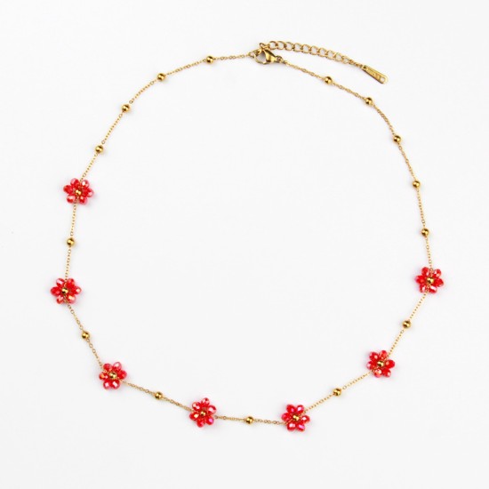 Stainless steel bead chain for floral decoration