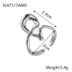 Stainless steel open ring