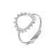 Sunflower stainless steel ring