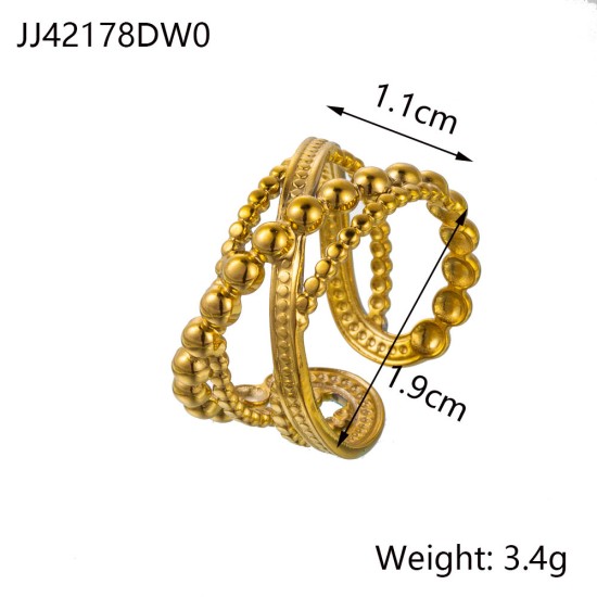 Stainless steel open ring