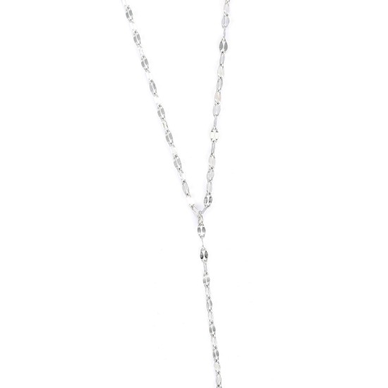Y-shaped stainless steel necklace