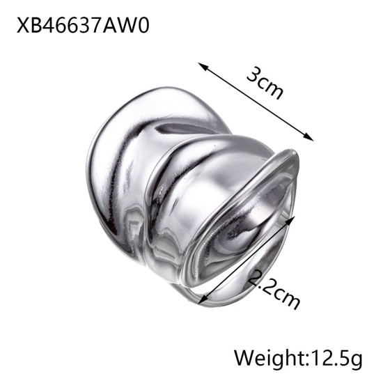 Stainless steel open ring