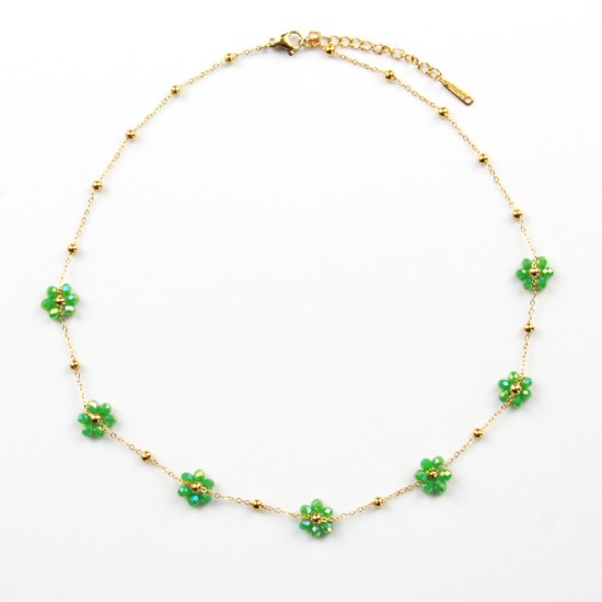 Stainless steel bead chain for floral decoration