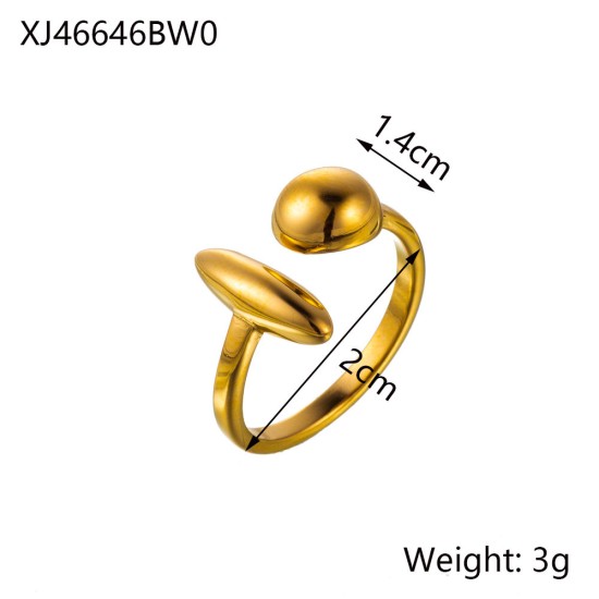 Stainless steel open ring