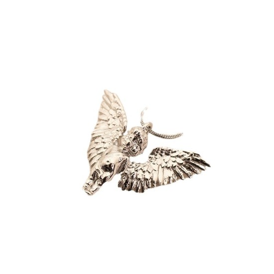 Angel Wings Stainless Steel Necklace