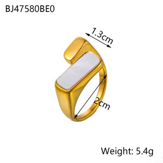 Stainless steel open ring
