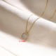 Square Shell Stainless Steel Necklace