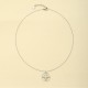 Compass stainless steel necklace