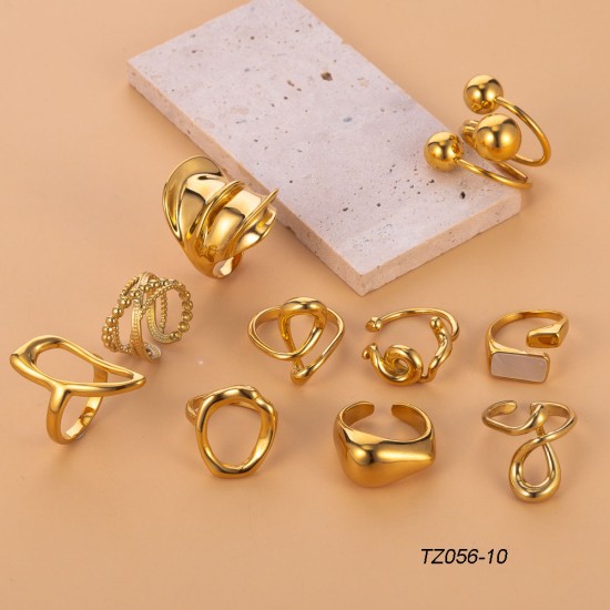 Stainless steel open ring