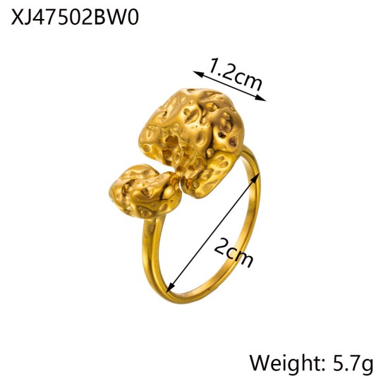 Stainless steel open ring