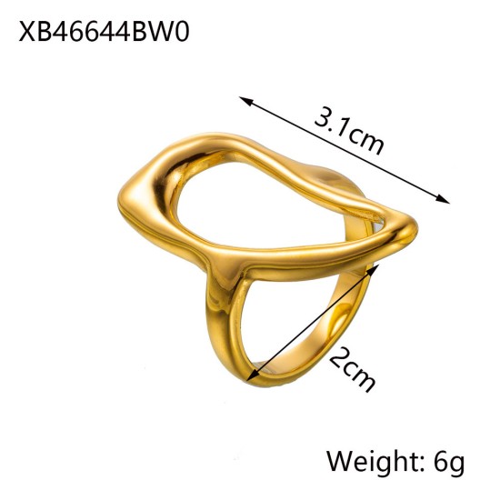 Stainless steel open ring