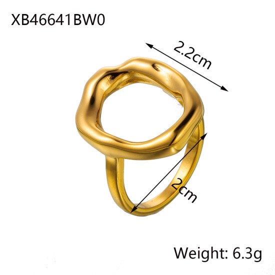 Stainless steel open ring