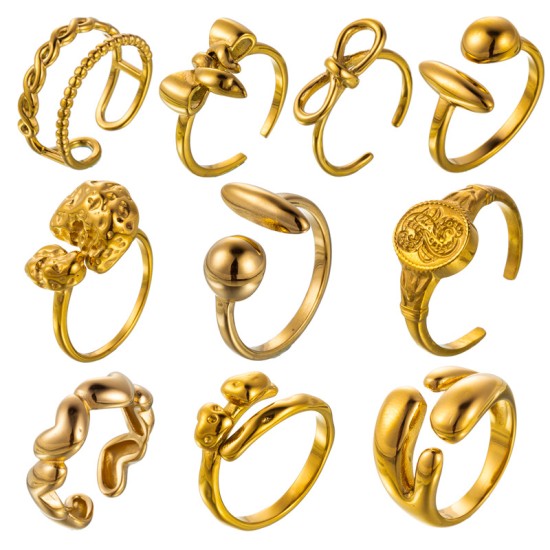 Stainless steel open ring