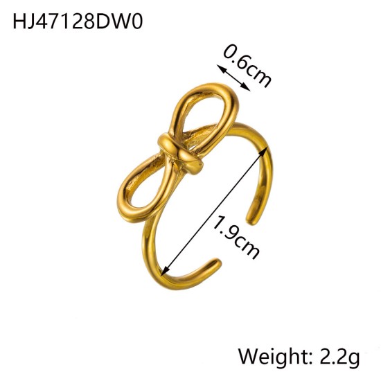 Stainless steel open ring