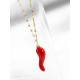 Chili Stainless Steel Necklace