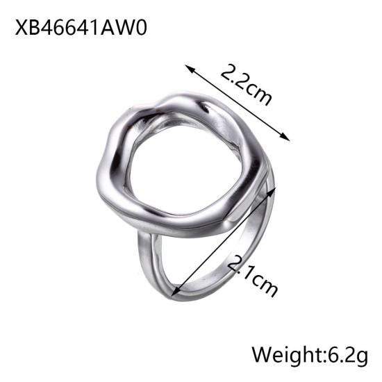 Stainless steel open ring