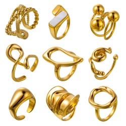 Stainless steel open ring