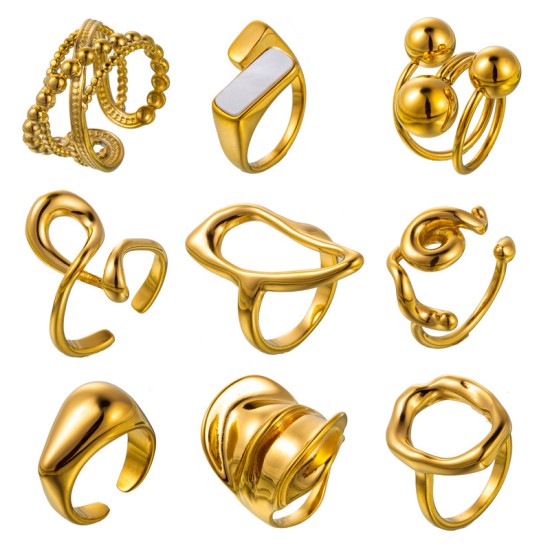 Stainless steel open ring