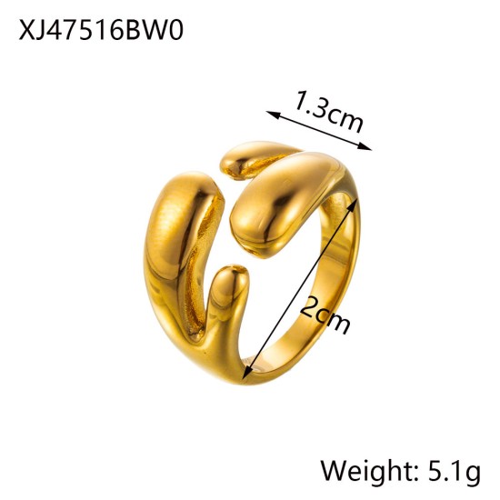 Stainless steel open ring