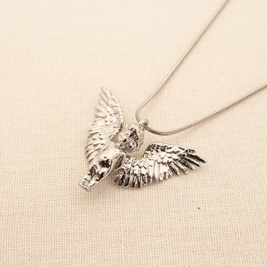 Angel Wings Stainless Steel Necklace