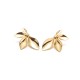 Flower Leaf Stainless Steel Earrings