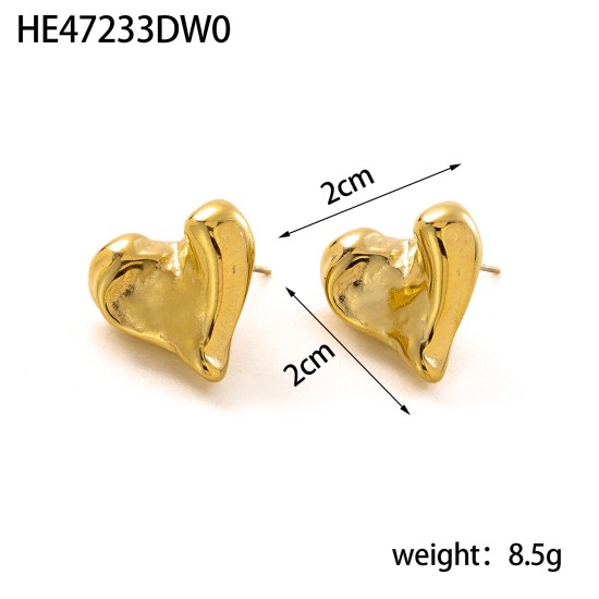 Love stainless steel earrings