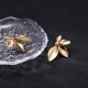 Flower Leaf Stainless Steel Earrings