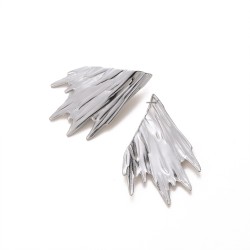 Wings stainless steel earrings