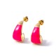 C-type oil dripping stainless steel earrings