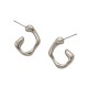 Irregular stainless steel earrings