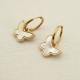 Bow shaped Beimu stainless steel earrings
