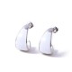 C-type oil dripping stainless steel earrings