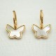 Bow shaped Beimu stainless steel earrings