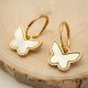 Bow shaped Beimu stainless steel earrings