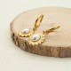Sunflower stainless steel earrings