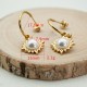 Sunflower Pearl Stainless Earrings
