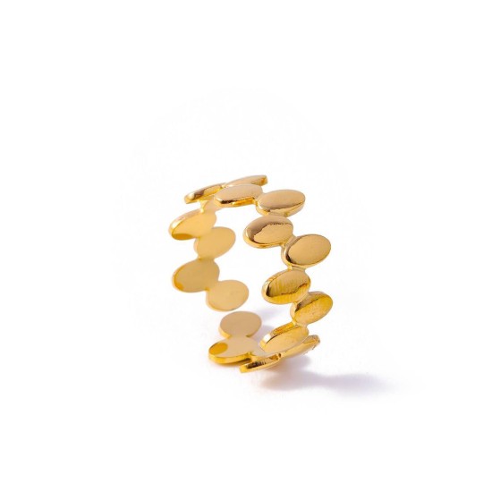 Hollow stainless steel ring