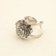 Rose stainless steel ring