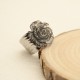 Rose stainless steel ring