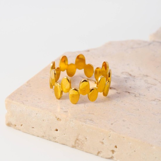 Hollow stainless steel ring