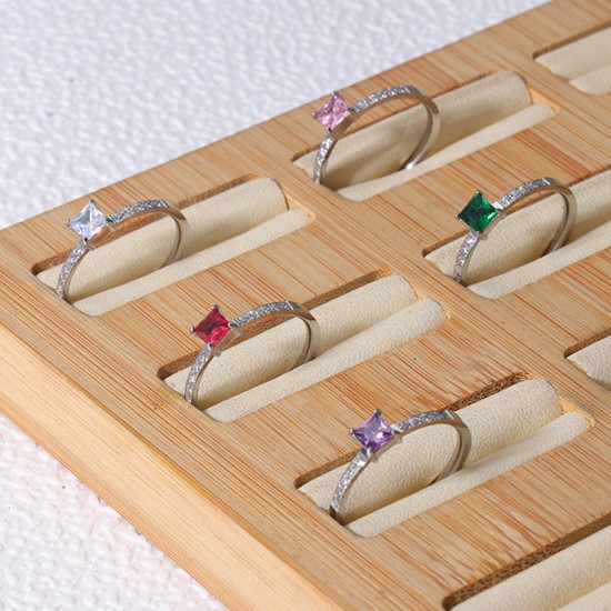 Zircon stainless steel ring