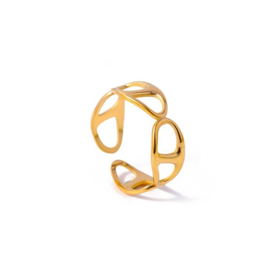 Hollow stainless steel ring